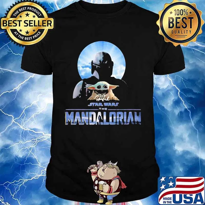 Star Wars The Mandalorian Blue Baby Yoda Shirt