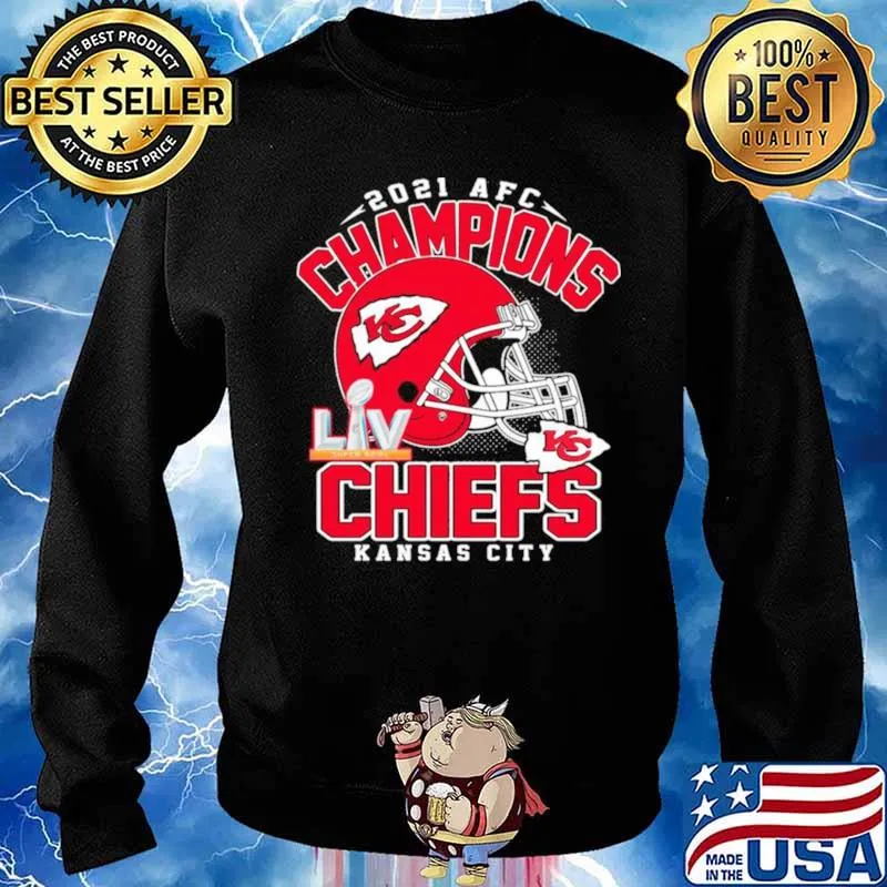 Super Bowl 2021 Kansas City Chiefs NFL Sports Football Logo s Sweater