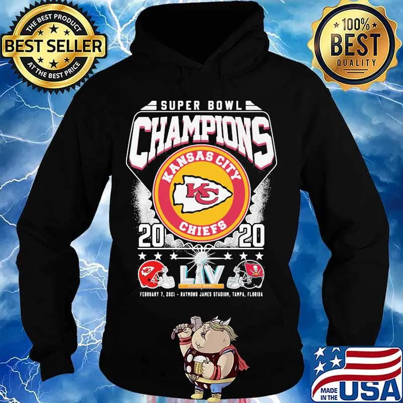 Super Bowl Champions 2020 Kansas City Chiefs Liv Shirt Hoodie