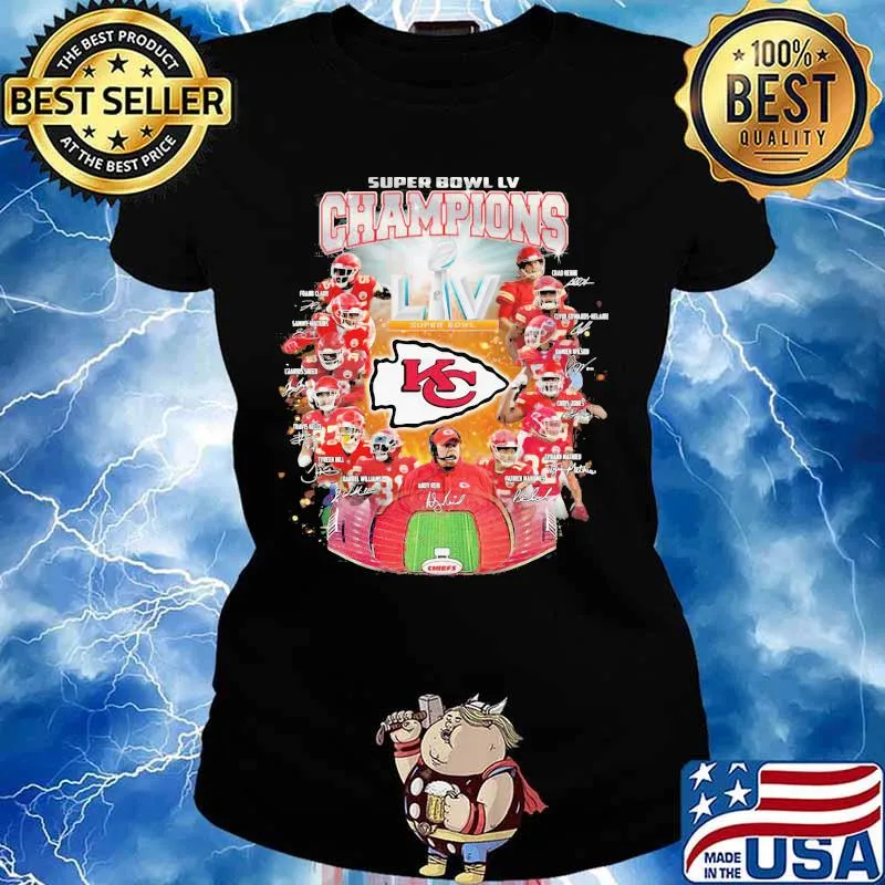 Super Bowl Lv Champions Liv Kansas City Chiefs Shirt Ladies tee