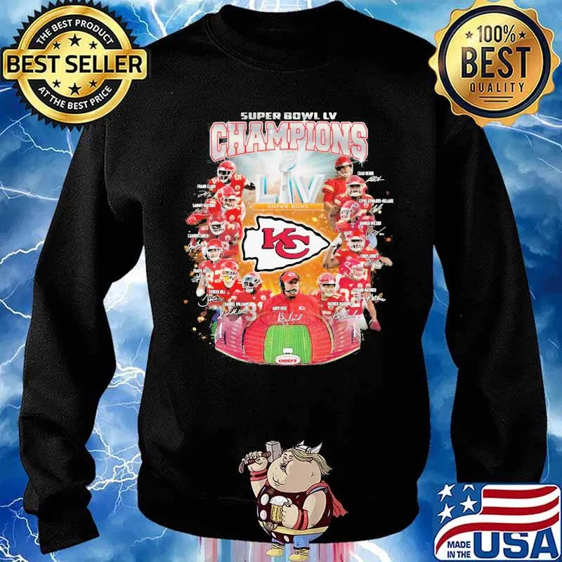 Super Bowl Lv Champions Liv Kansas City Chiefs Shirt Sweater