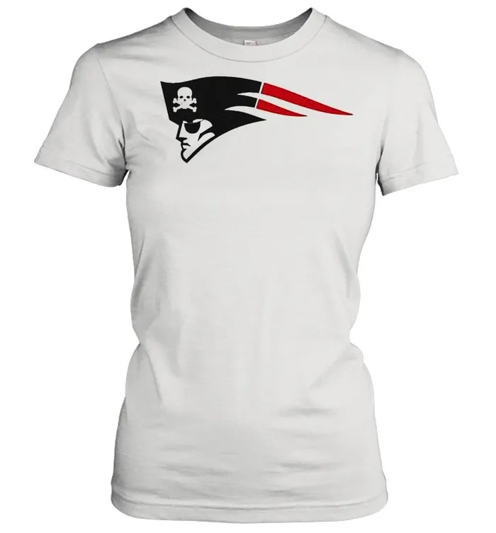 Tampa Bay Buccaneers Skull New England Patriot 2021 shirt - Image 2