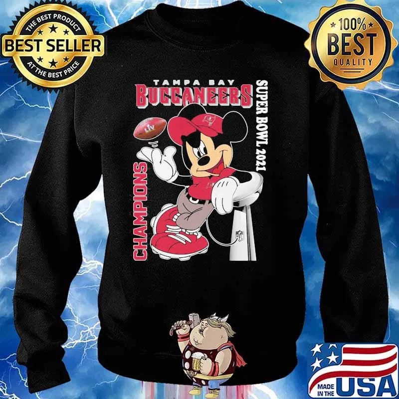 Tampa Bay Buccaneers Super Bowl 2021 Champion Micky Mouse Shirt Sweater