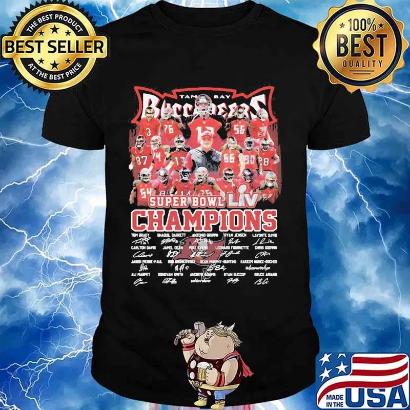 Tampa Bay Buccaneers Super Bowl Champions Signature Shirt