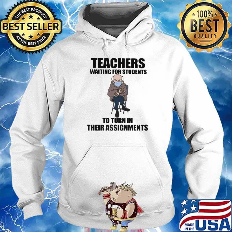 Teachers Waiting For Students To Turn In Their Assignments Old Man Wear Mask Covid 19 Shirt Hoodie