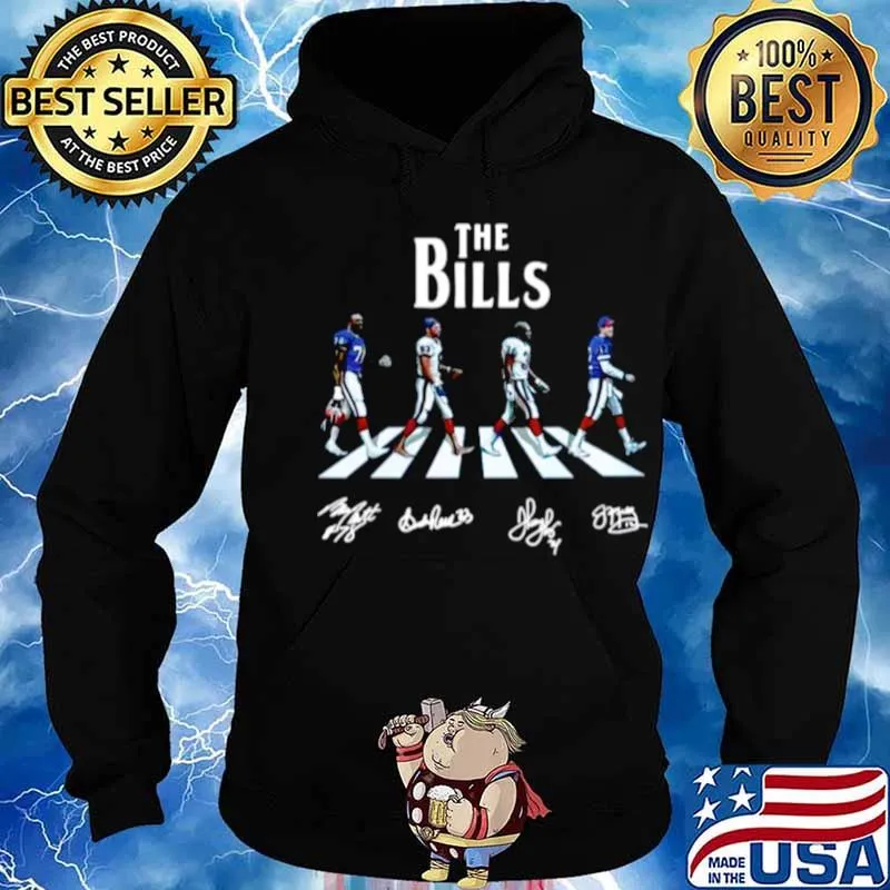 The Bills Smith Reed Thomas And Kelly Abbey Road 2021 Signatures shirt