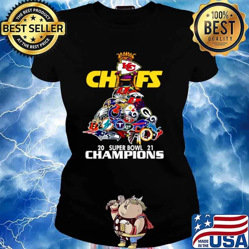 The Chiefs For All Team Football 2021 Super Bowl Champions s Ladies tee