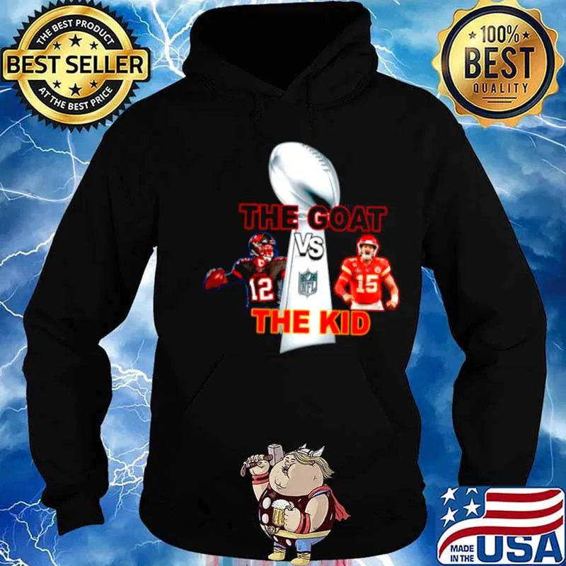 The Goat The Kid Brady Vs Mahomes With Nfl Champions shirt