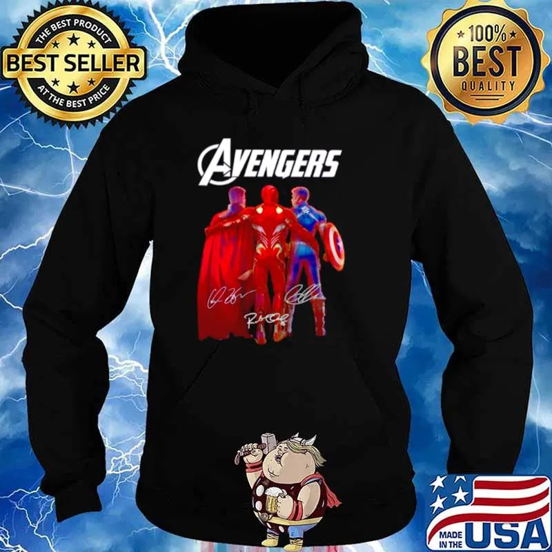 The Marvel Avengers Iron Man Chris Evans And Thor 2021 Signatures shirt