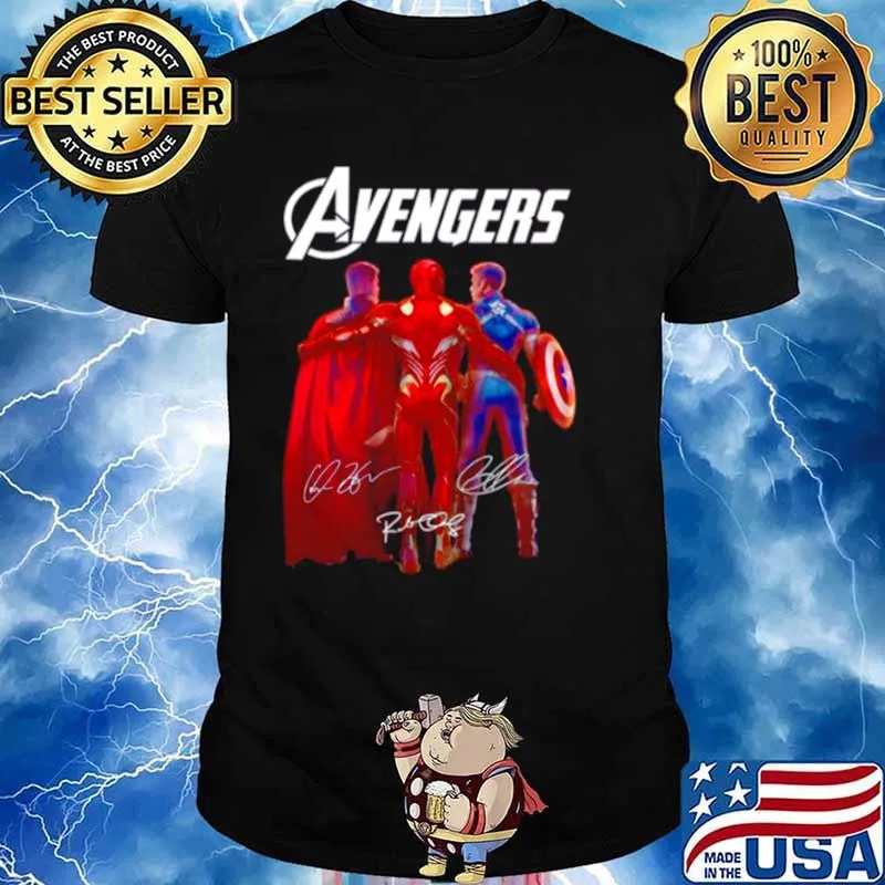 The Marvel Avengers Iron Man Chris Evans And Thor 2021 Signatures s Unisex