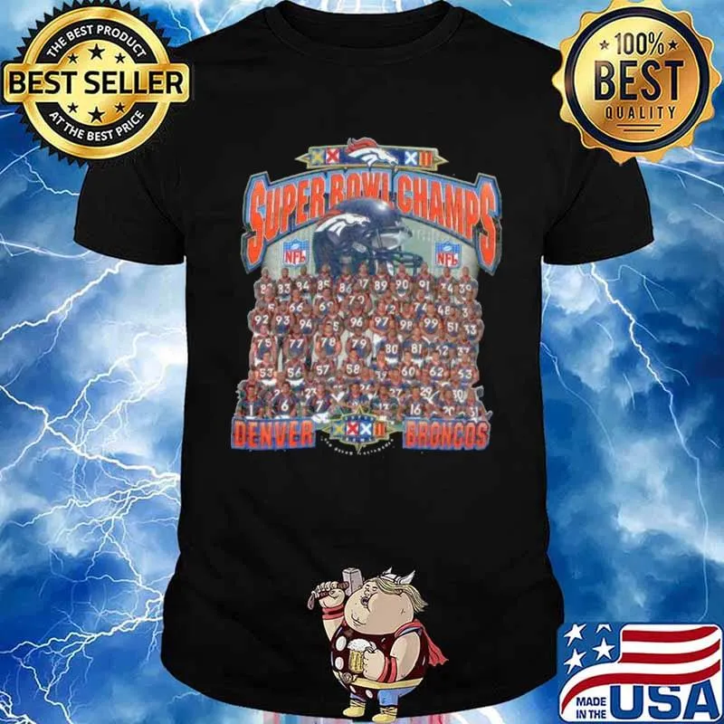 The Super Bowl Champs With Denver Broncos Team Players 2021 s Unisex