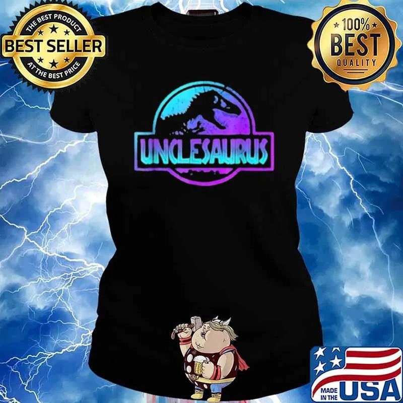 Uncle dinosaur dad dinosaur gift Ladies tee