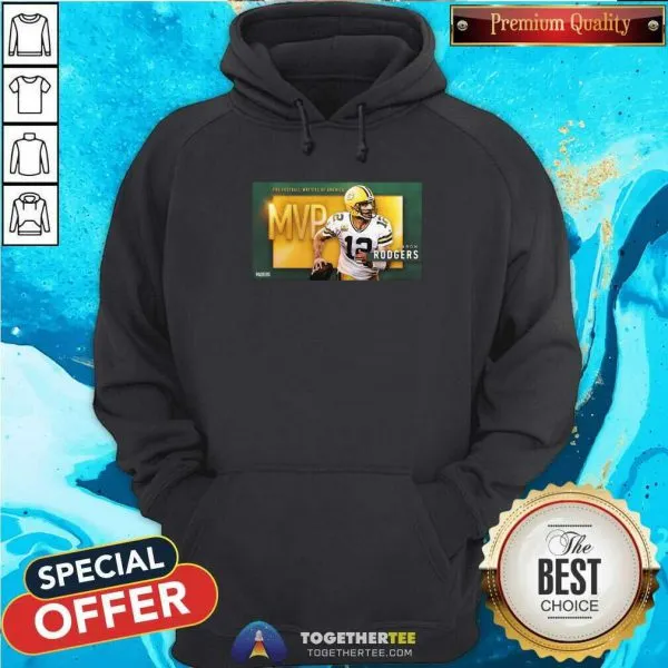 Funny Aaron Rodgers Mvp Pro Football Writers Of America 2021 Shirt - Image 2