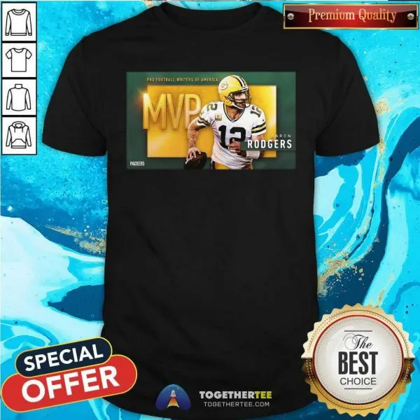 Funny Aaron Rodgers Mvp Pro Football Writers Of America 2021 Shirt