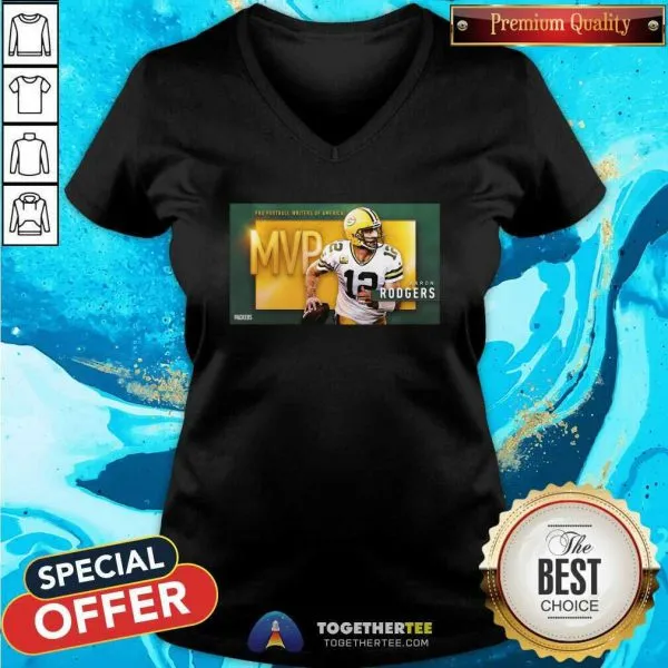 Funny Aaron Rodgers Mvp Pro Football Writers Of America 2021 Shirt - Image 3