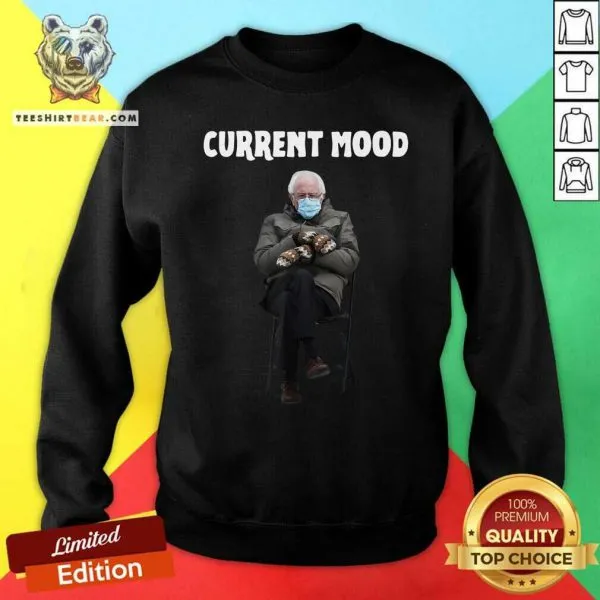 Victimised 2021 Bernie Sanders Current Mood Shirt - Image 2