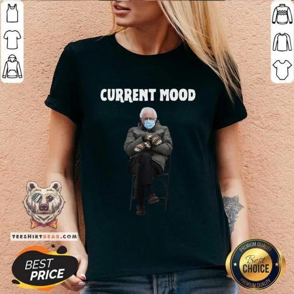 Victimised 2021 Bernie Sanders Current Mood Shirt - Image 3