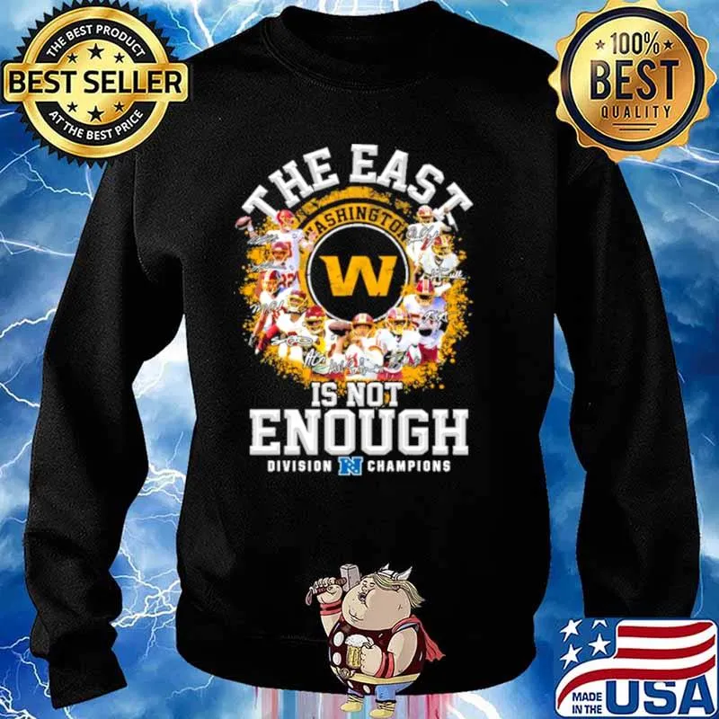 Washington football team signed the east is not enough division champions 2021 s Sweater