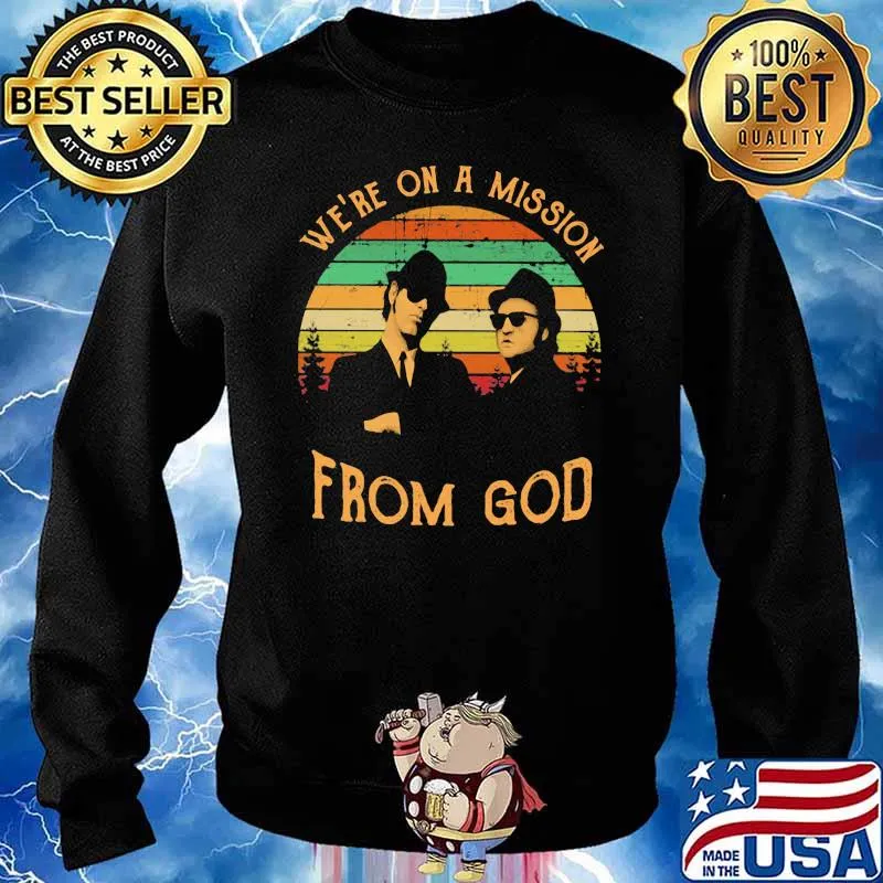 We’re On A Mission From God Sunglasses Vintage Shirt Sweater