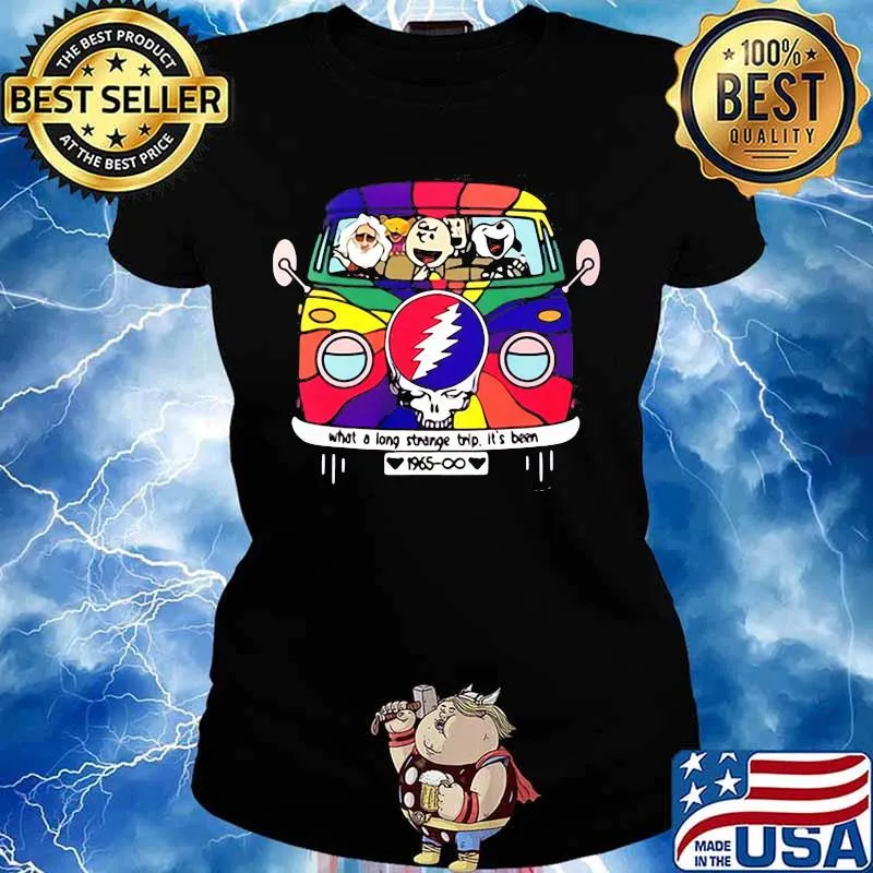 What A Long Strange Trip It’s Been 1965 Bus Grateful Dead Shirt Ladies tee