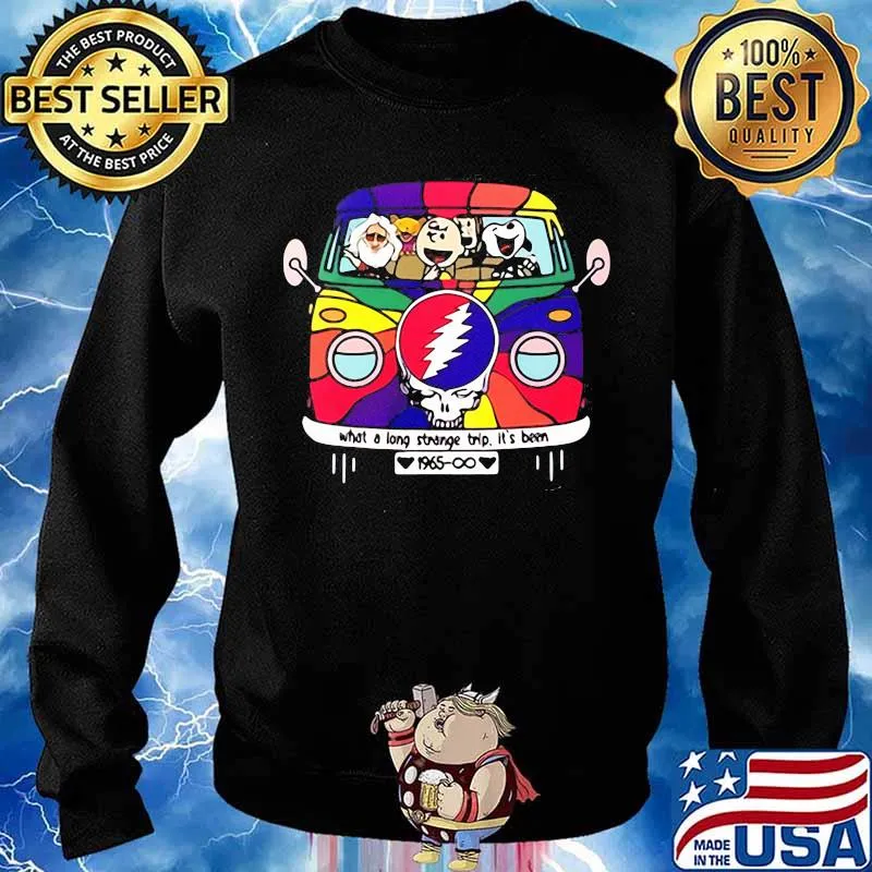 What A Long Strange Trip It’s Been 1965 Bus Grateful Dead Shirt Sweater