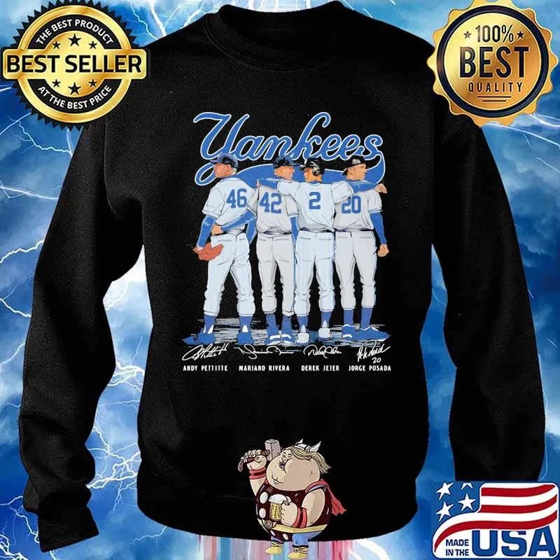 Yankees Player Team Football Signature Shirt Sweater