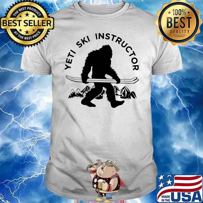 Yeti Ski Instructor Skiing Shirt