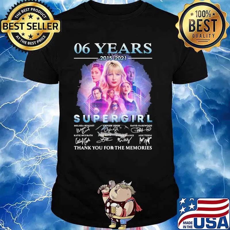 06 Years 2015 2021 Supernatural Thank You For The Memories Signature Shirt