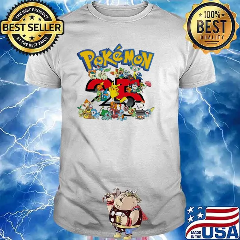 Pokemon 25th Anniversary Shirt