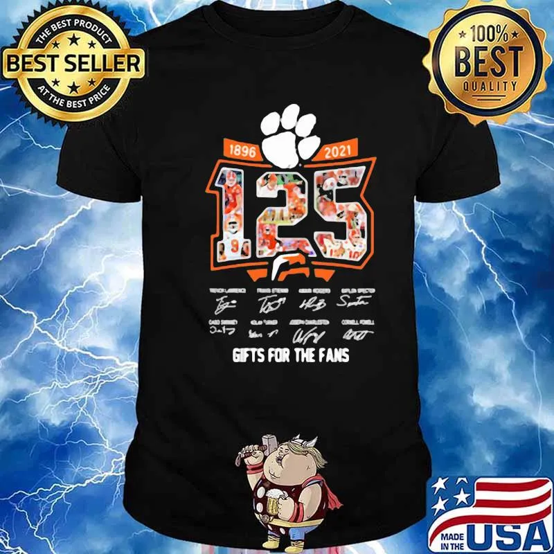 125Years Of 1896-2021 Gifts For The Fans Signatures Shirt