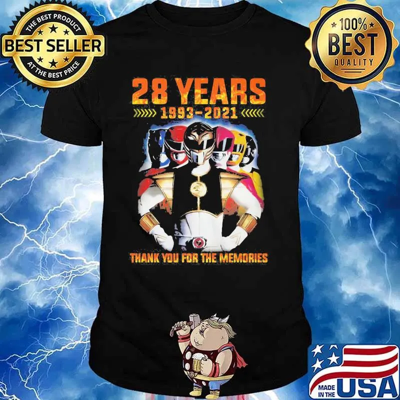 28 Years 1992 2021 Power Superman Thank You For The Memories Shirt