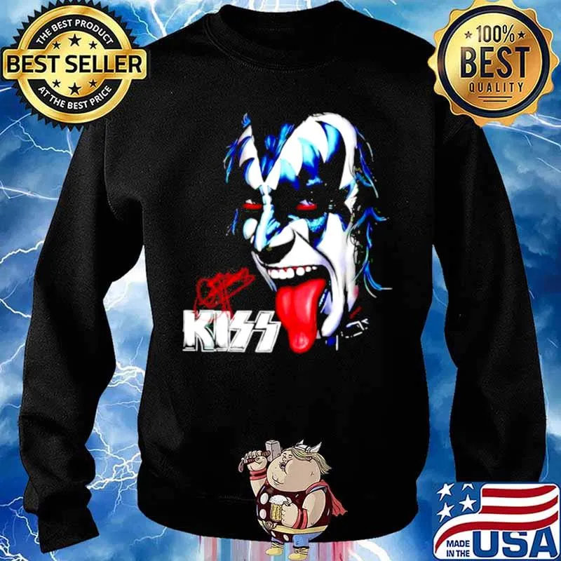 Kiss Band Lover Signature Shirt Sweater