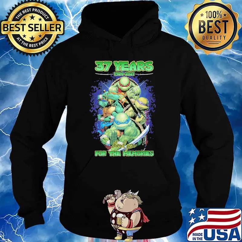37 Years 1984 2021 Ninja Thank You For The Memories Shirt Hoodie