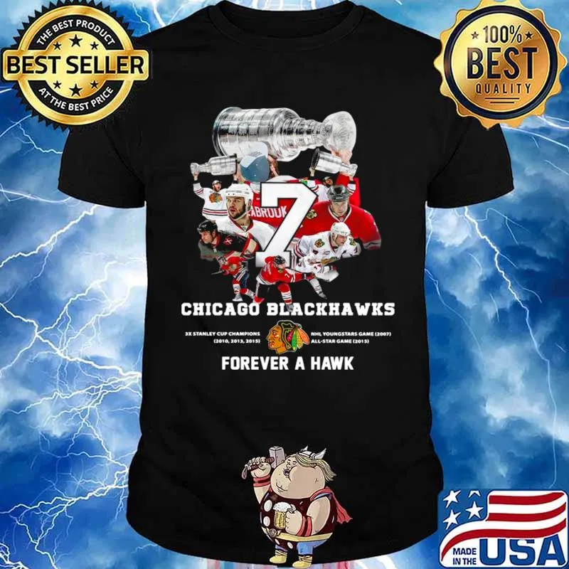 7 Brent Seabrook Chicago Blackhawks Forever A Hawk shirt