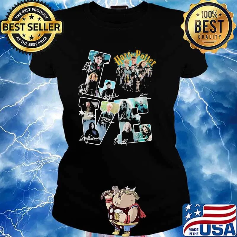 Love Harry Potter Signature Shirt Ladies tee