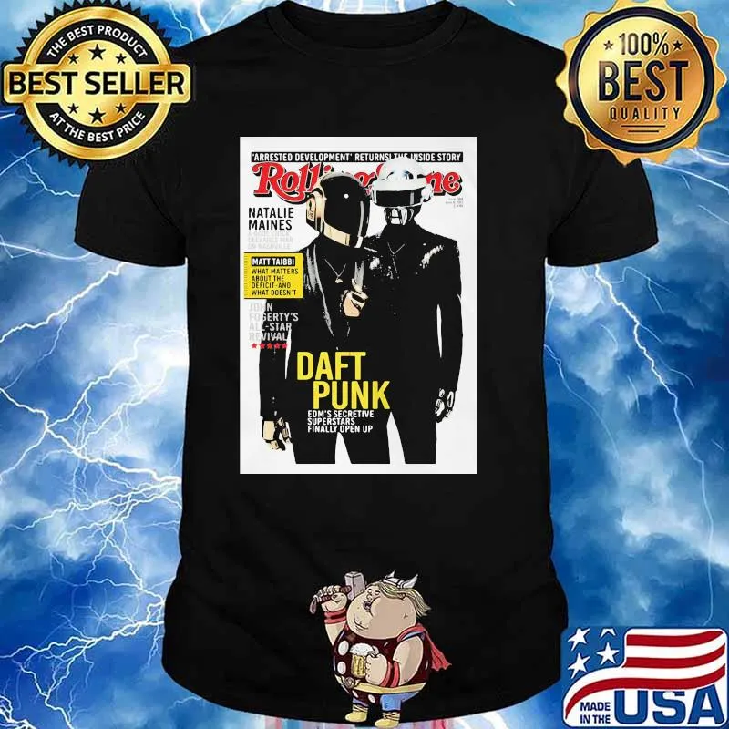 Magazine Daft Punk Rolling Stone Shirt