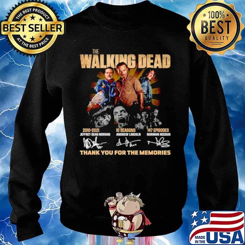 The Walking Dead 2010 2021 thank you for the memories Sweater