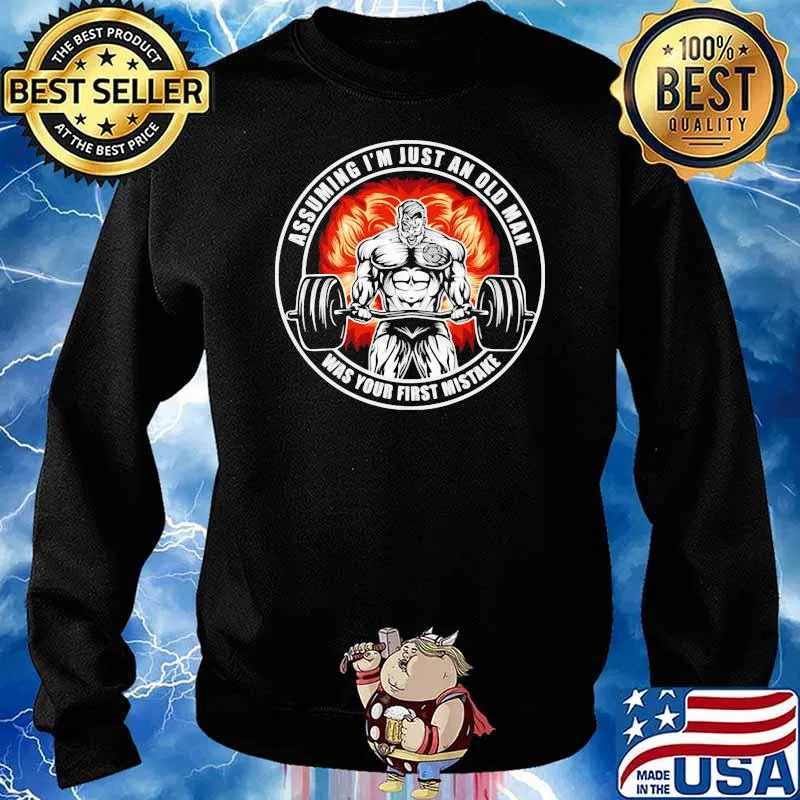 Assuming I'm Just An Old Man Was Your First Mistake Weightling Blood Moon Shirt Sweater