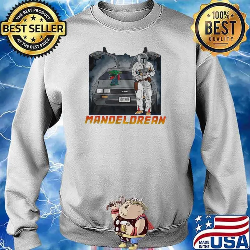 Awesome Stars War Yoda Mandelorean Shirt Sweater