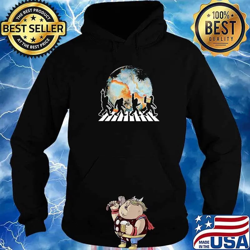 Bigfoot Moon The Abbey Road Music Shirt Hoodie