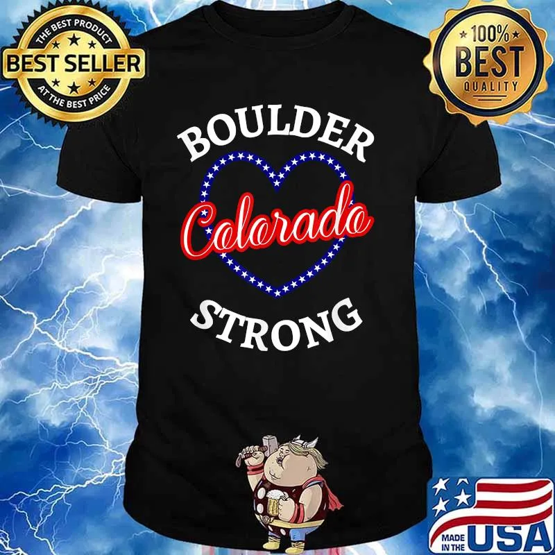 Boulder Colorado Strong Heart Shirt