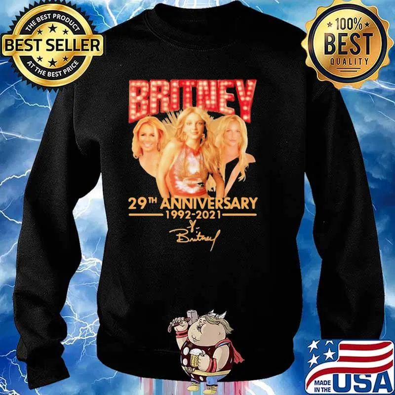 BRITNEY 29TH ANNIVERSARY 1992 2021 SIGNATURE SHIRT Sweater