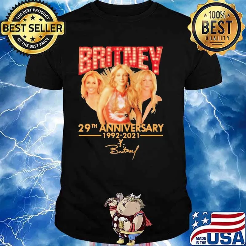 BRITNEY 29TH ANNIVERSARY 1992 2021 SIGNATURE SHIRT Unisex
