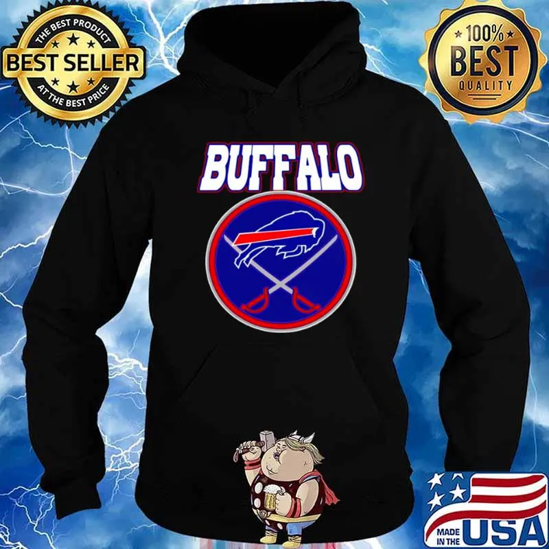 Buffalo Bills Buffalo Sabres X Bills Mash up Hoodie