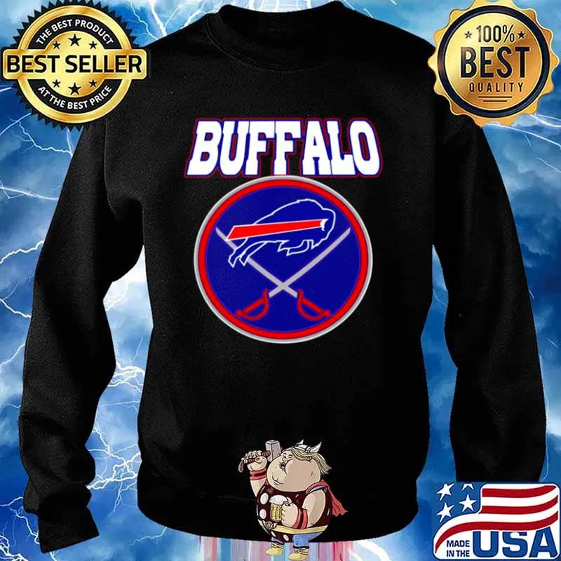 Buffalo Bills Buffalo Sabres X Bills Mash up Sweater