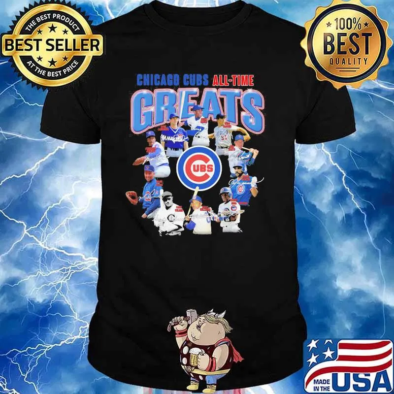 Chicago Cubs All Time Greats Signature Shirt
