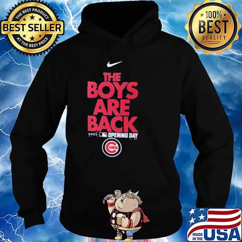 Chicago Cubs Nike Royal 2021 Opening Day Phrase Hoodie