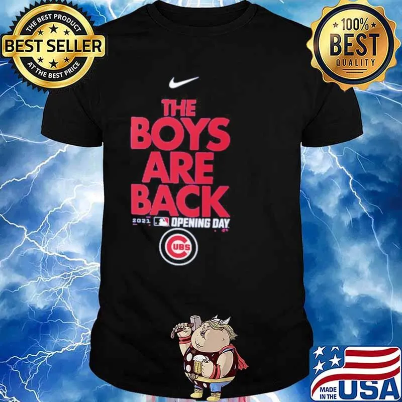 Chicago Cubs Nike Royal 2021 Opening Day Phrase shirt