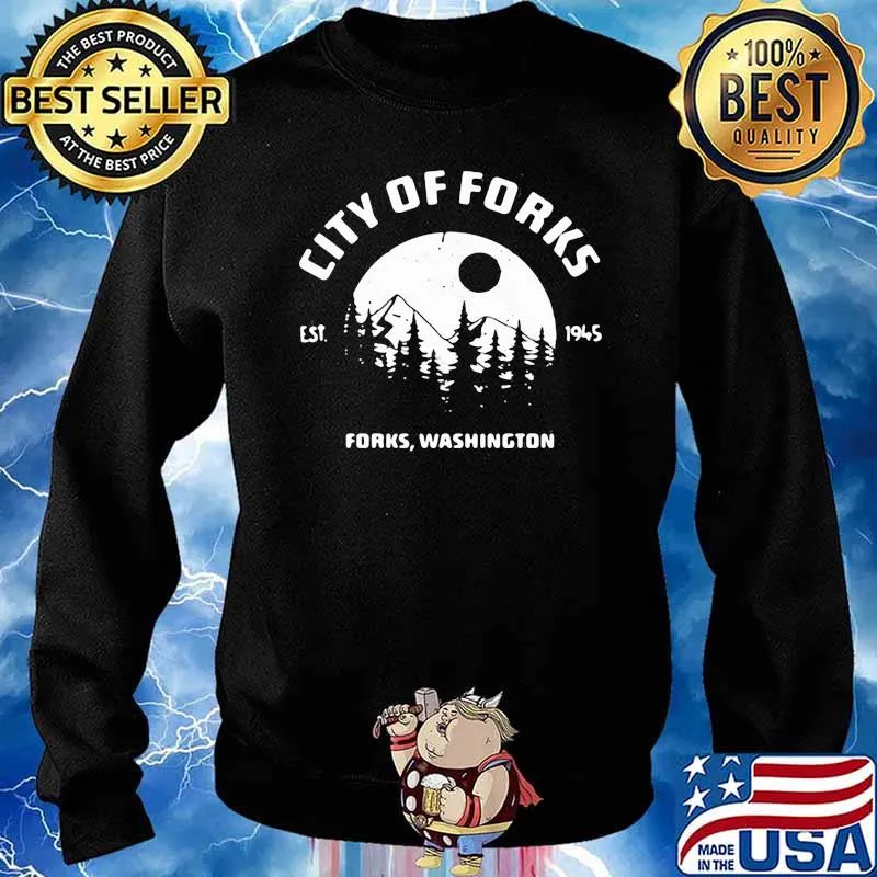 City of forks forks Washington est 1945 s Sweater