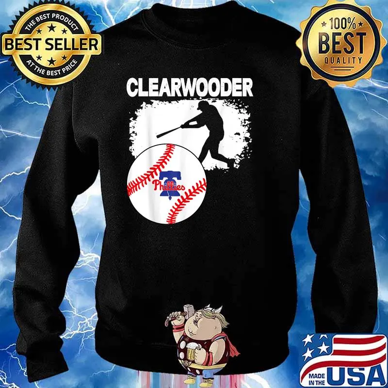 Clearwooder Philly Baseball Tee Clearwater Shirt Sweater